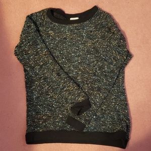 Urban outfitters black and multi colored sweater